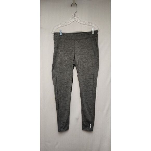 REEBOK Women’s Small Speedwick Gray Athletic Running Leggings Size Large - Picture 2 of 5